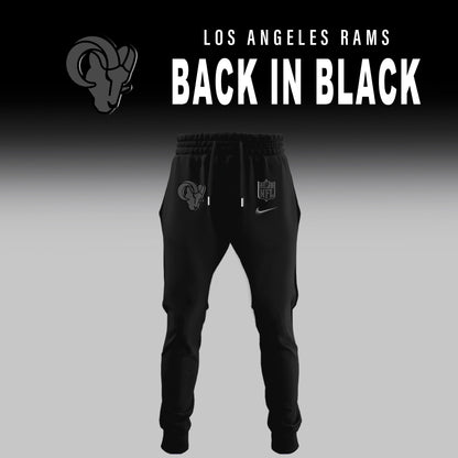 Los Angeles Rams ‘Back in Black’ 2025 Special Edition Hoodie v2