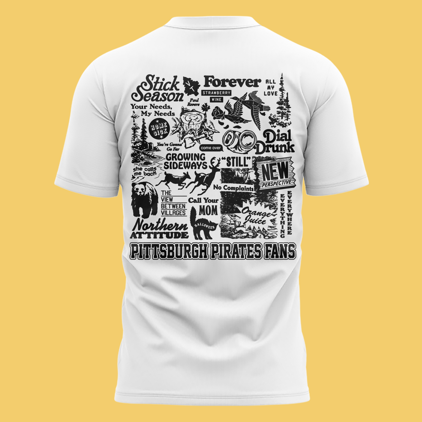 Limited Edition Pittsburgh Pirates x Noah Kahan White Tshirt 2026 | BB38