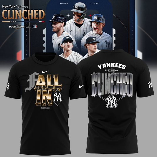 Limited Edition NYY Postseason 2026 Clinched T-shirt