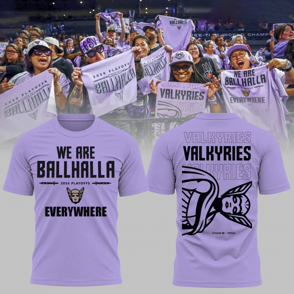 Las Vegas Valkyries 2026 Playoffs Ballhalla Basketball T-Shirt