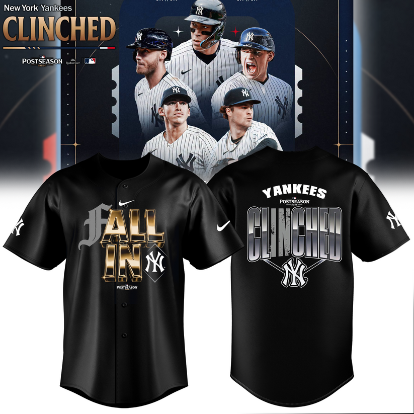 Limited Edition NYY Postseason 2026 Clinched Jersey | CM57