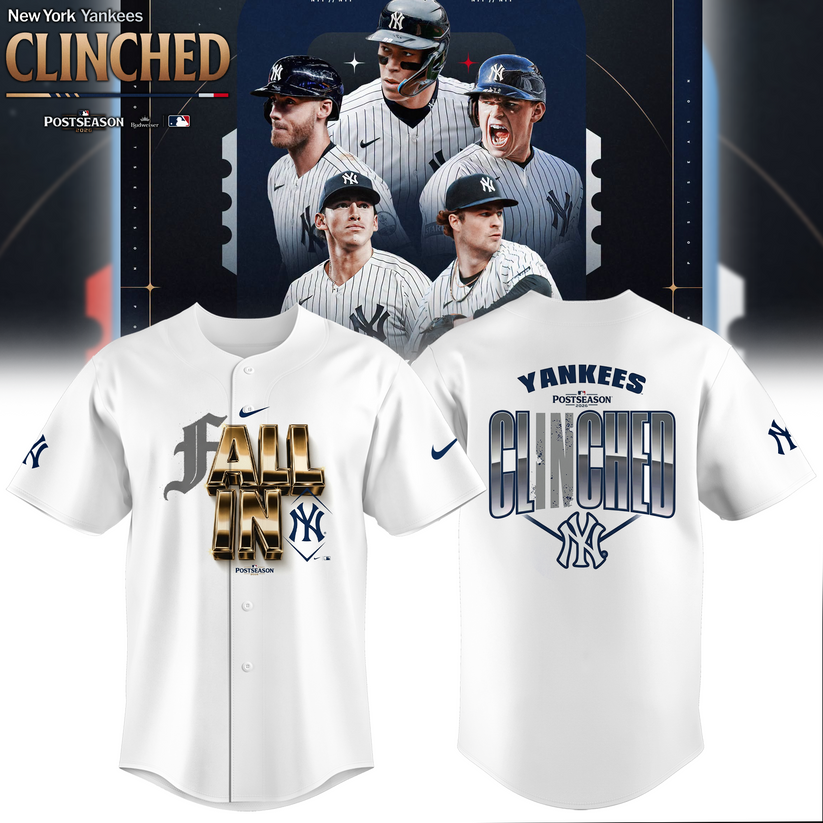 Limited Edition NYY Postseason 2026 Clinched Jersey | ZD73
