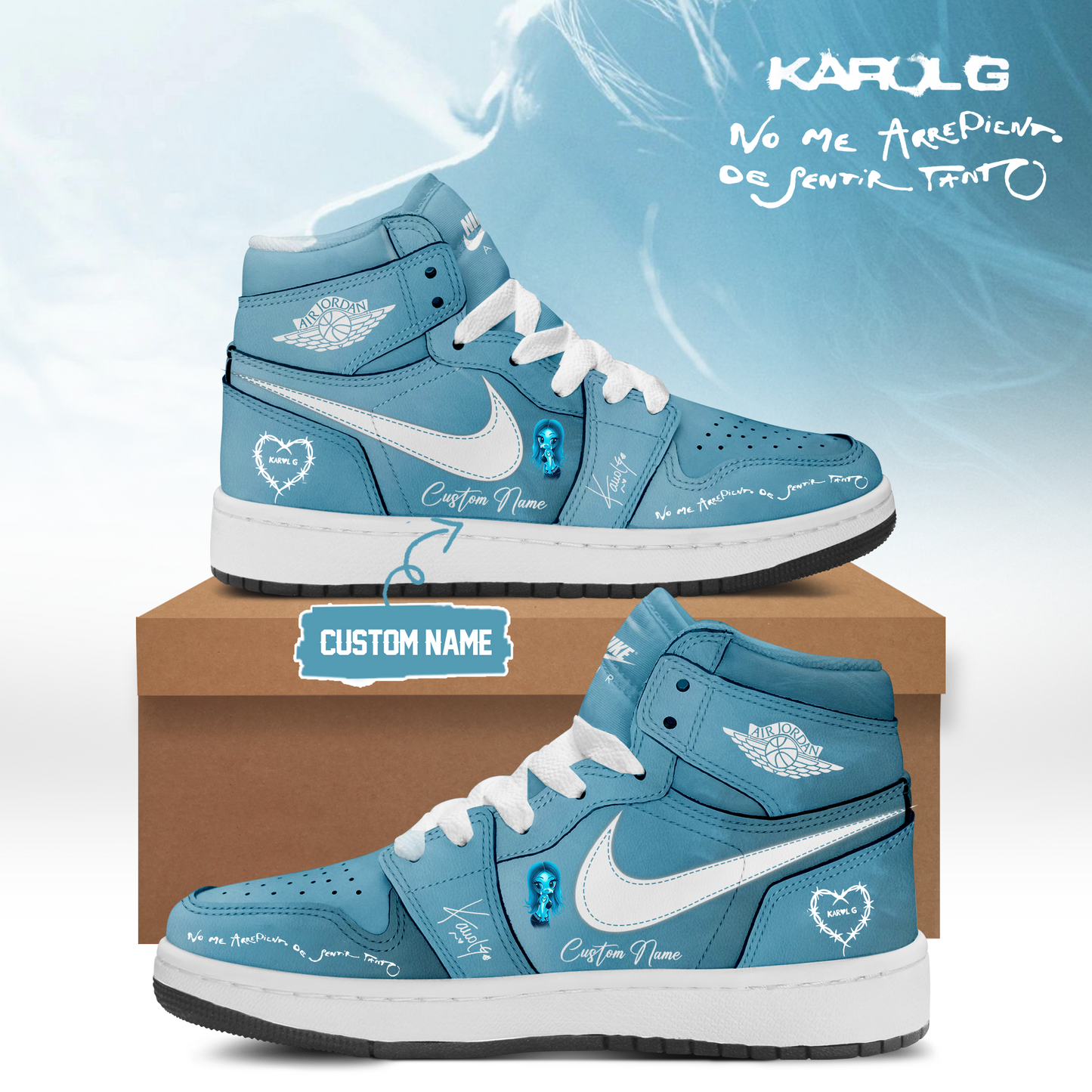 KaRol G Album "NO ME ARREPIENTO DE SENTIR TANTO" -  Shoes 5-3 | XB89
