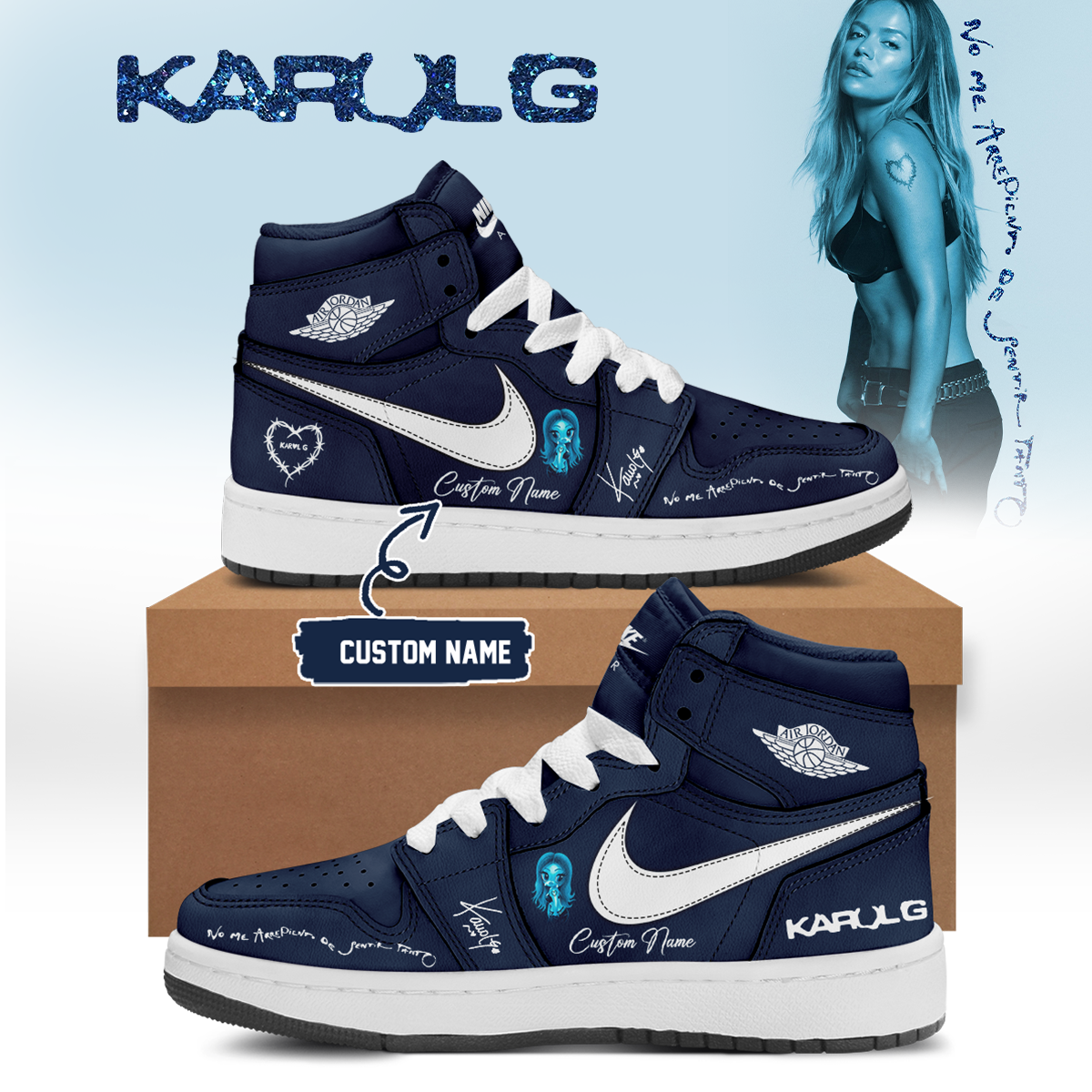 KaRol G Album "NO ME ARREPIENTO DE SENTIR TANTO" -  Shoes 5-9 | AW70
