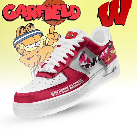 Wisconsin Badgers | Premium NCAA Only Show Up AF1 Shoes