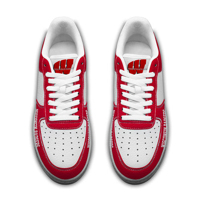 Wisconsin Badgers | Premium NCAA Only Show Up AF1 Shoes
