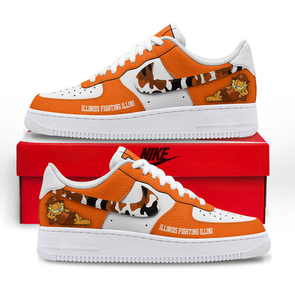 Illinois Fighting Illini | Premium NCAA Only Show Up AF1 Shoes