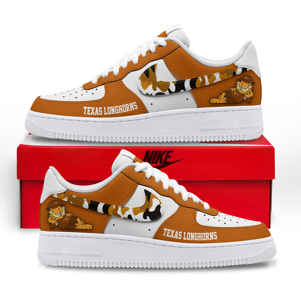 Texas Longhorns | Premium NCAA Only Show Up AF1 Shoes