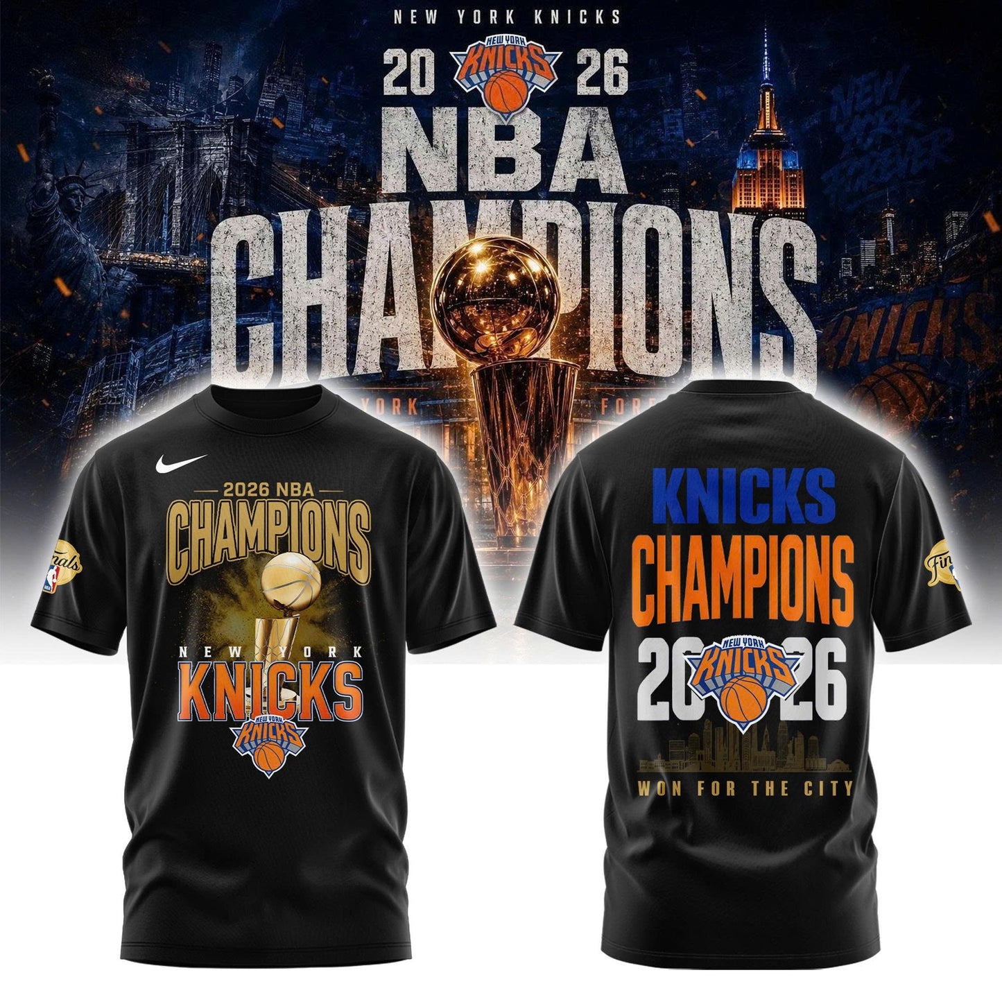 New York Knicks Basketball NBA Rings Champions Tshirt | DL82