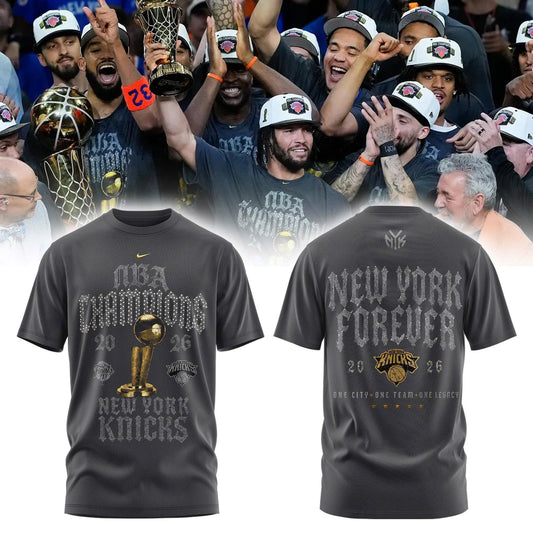 New York Knicks 2026 NBA Finals Champions Limited Edition T-Shirt | LH89