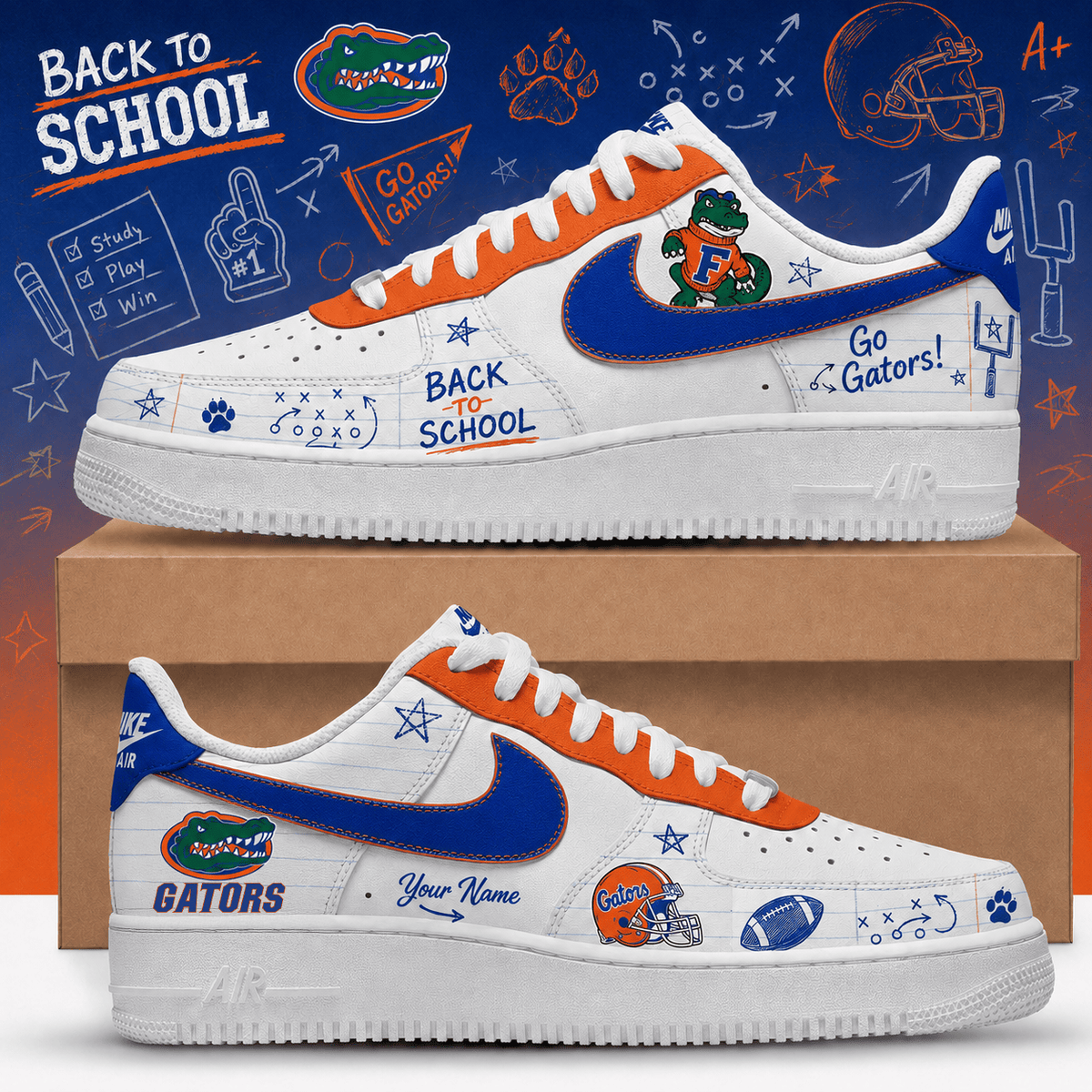 Florida Gators | Premium NCAA Back To School Af1