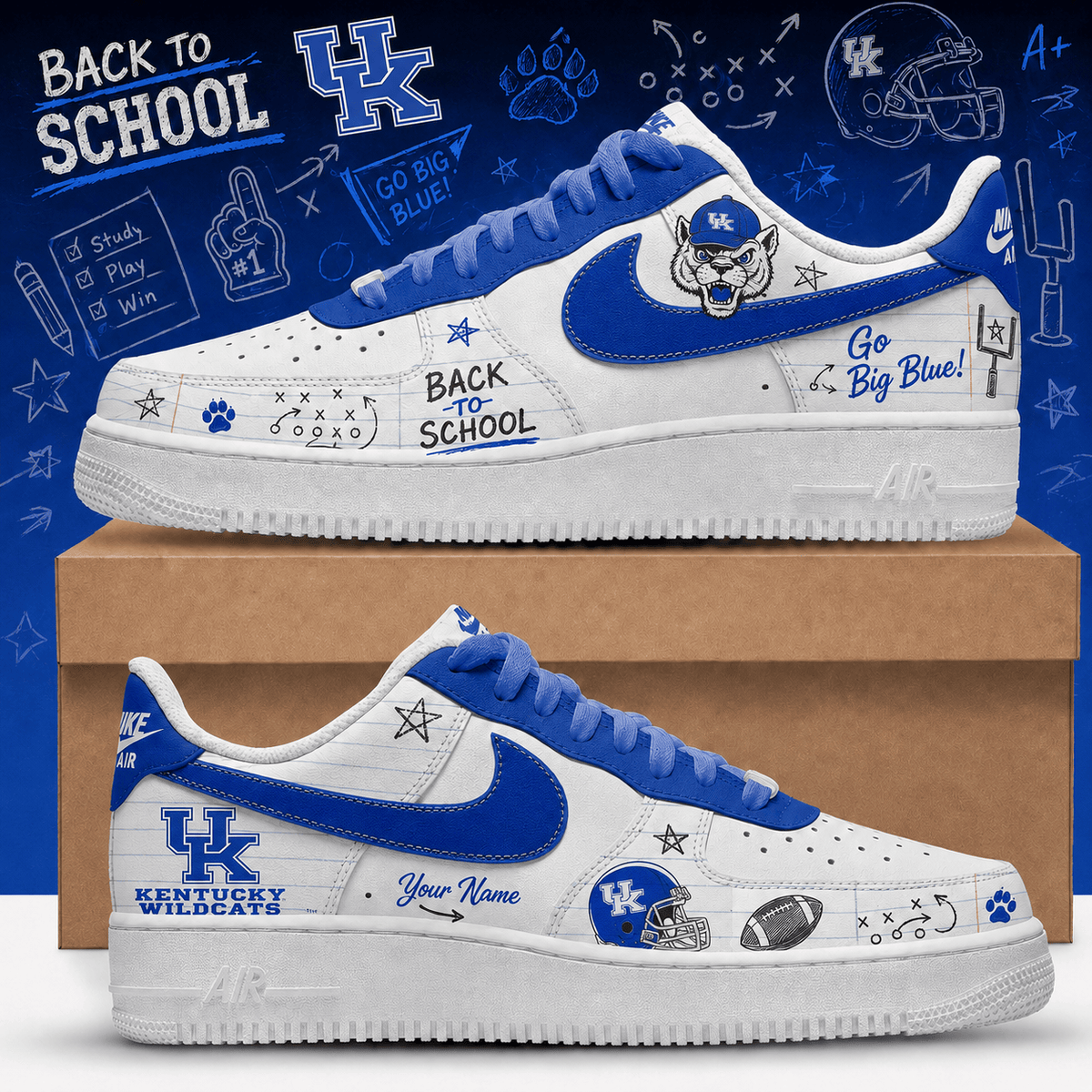 Kentucky Wildcats | Premium NCAA Back To School Af1