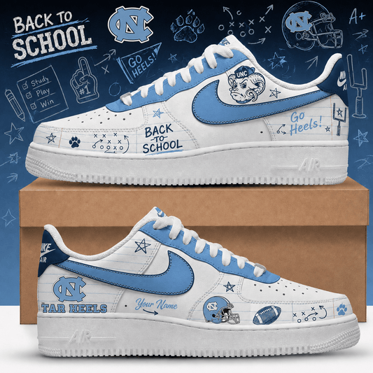 North Carolina Tar Heels | Premium NCAA Back To School Af1