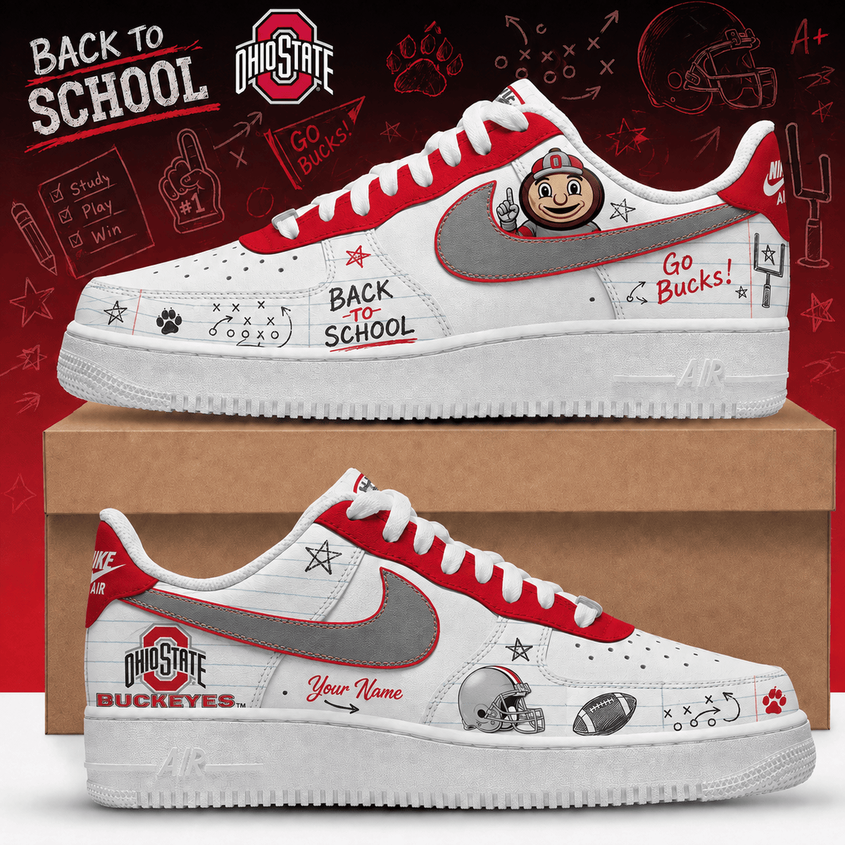 Ohio State Buckeyes | Premium NCAA Back To School Af1