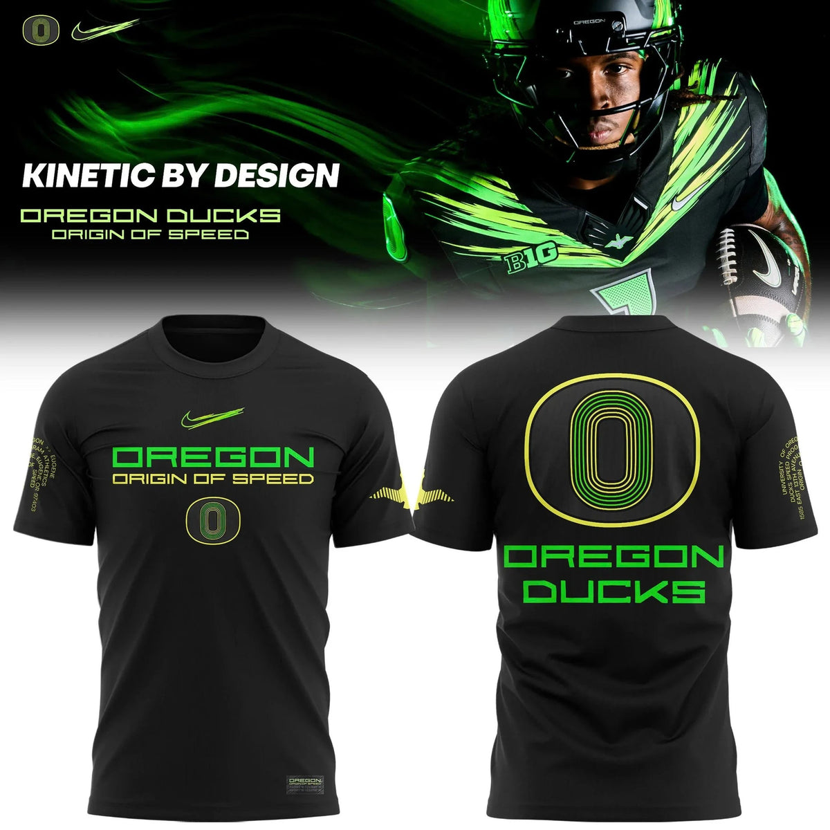 Oregon Ducks Merch Origin Of Speed 2026 T-Shirt Great Gifts For Fan