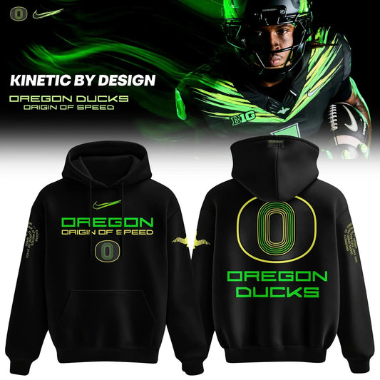 Oregon Ducks Merch Origin Of Speed 2026 Hoodie Oregon Ducks Fan Apparel