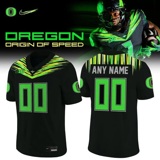 Personalized Oregon Ducks Merch Origin Of Speed Jersey Unique Gifts For Football Lovers