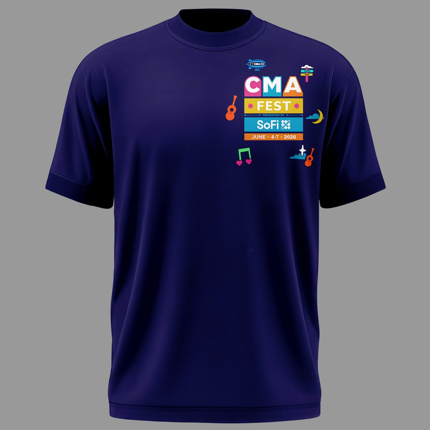 Limited Edition CMA FEST Nissan Stadium Tshirt 2026 | HO86