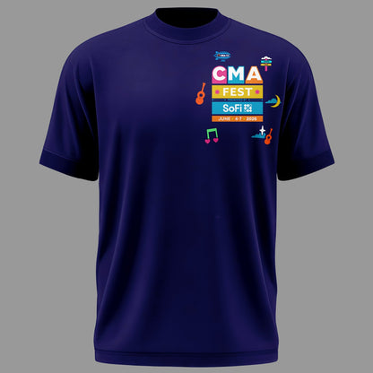 Limited Edition CMA FEST Nissan Stadium Tshirt 2026 | HO86