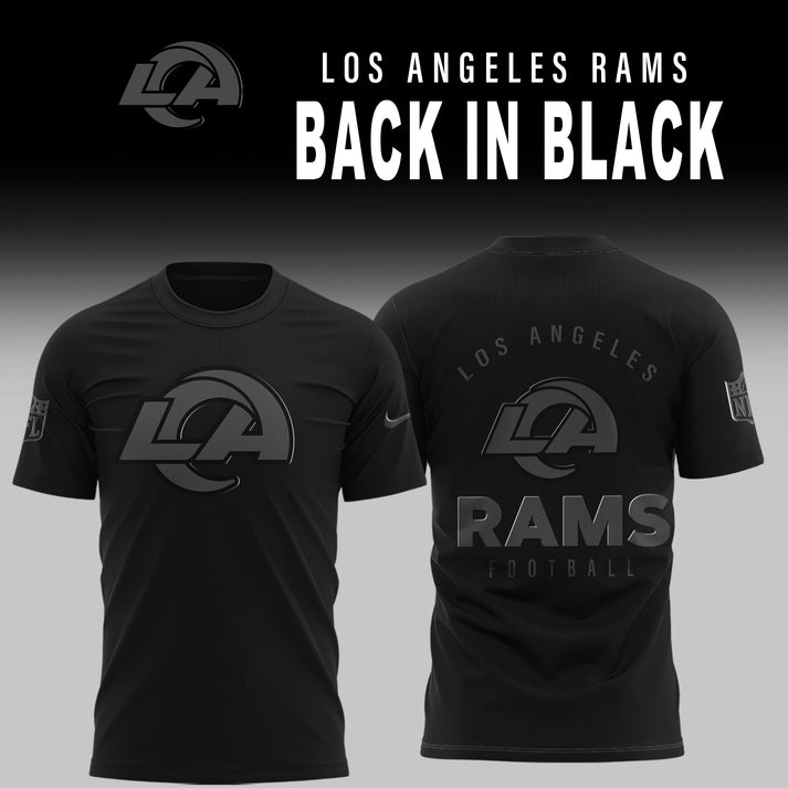 Los Angeles Rams Back In Black Limited Edition Shirt