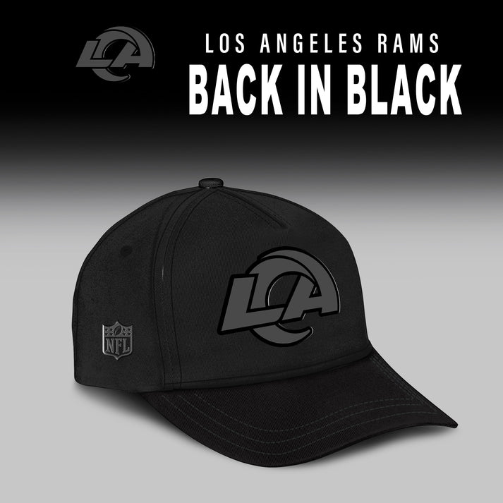 Los Angeles Rams 2025 Back In Black Limited Edition Zip Hoodie
