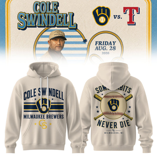 Cole Swindell x Milwaukee Brewers 3D All-Over Print Hoodie V3