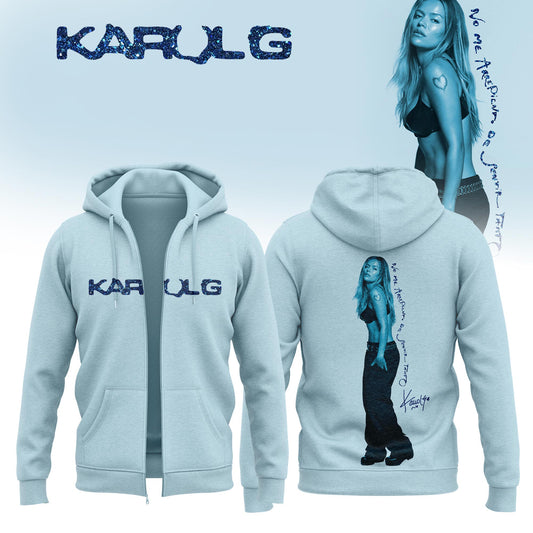 KaRol G Album "NO ME ARREPIENTO DE SENTIR TANTO" - Zip Hoodie | KH43