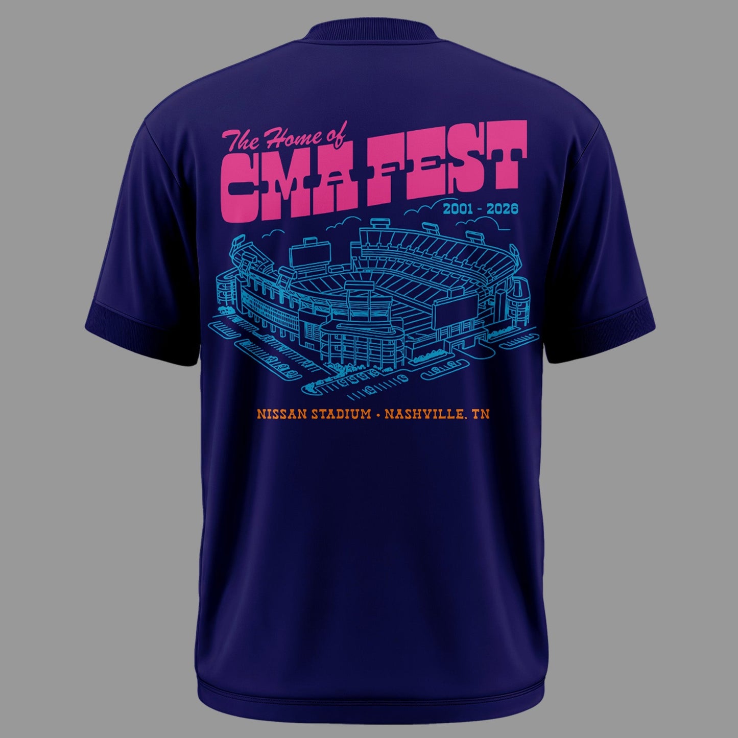 Limited Edition CMA FEST Nissan Stadium Tshirt 2026 | HO86