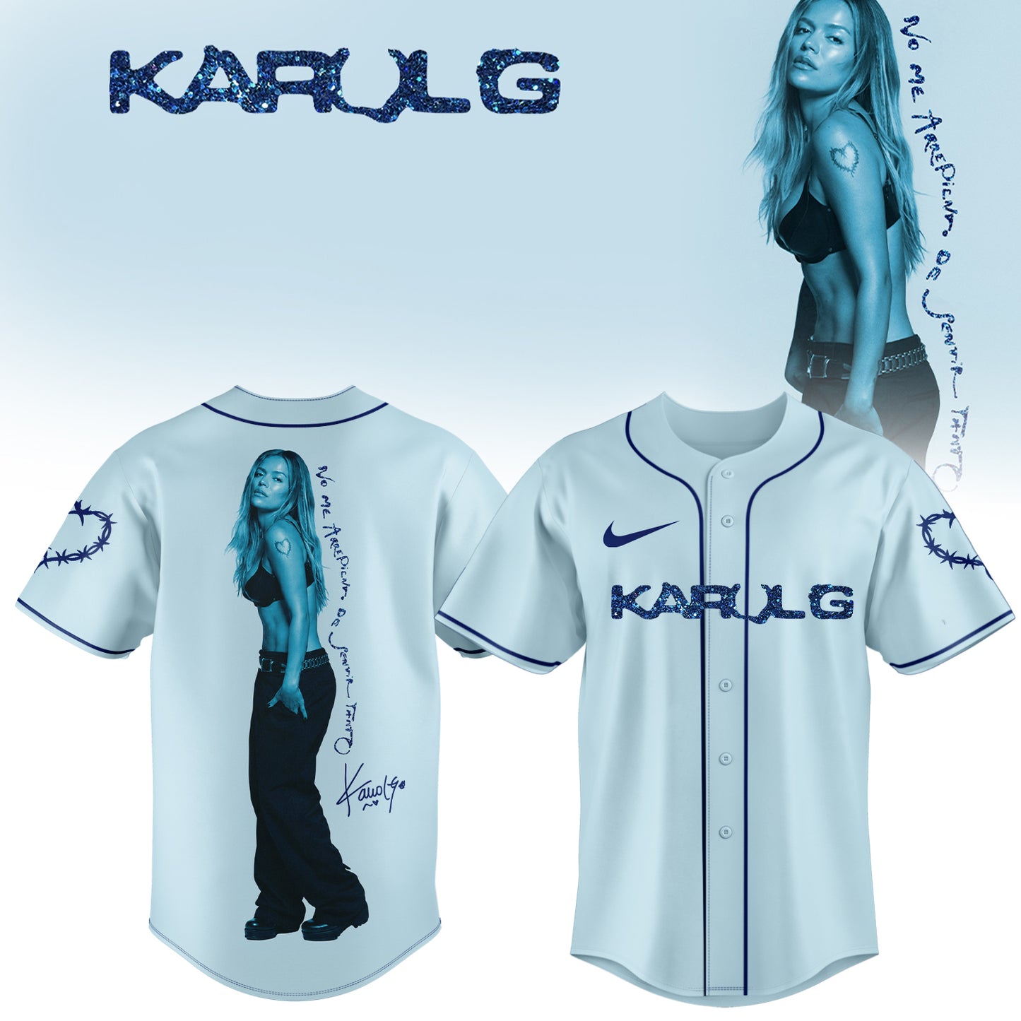KaRol G Album "NO ME ARREPIENTO DE SENTIR TANTO" - Jersey | ZP59