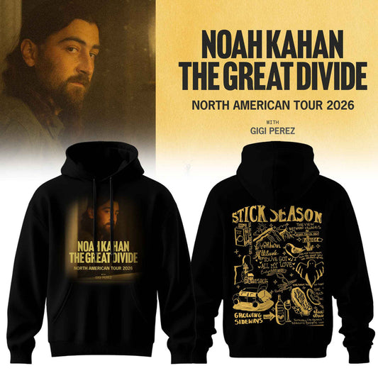 Noah Kahan - The Great Divide Tour Merch Limited Hoodie | VJ91