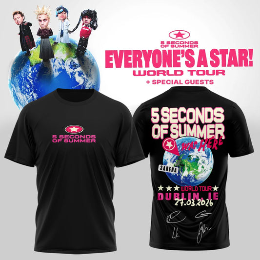 5SOS EVERYONE'S A STAR! World Tour Shirt | OT75