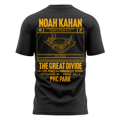 Limited Edition Pittsburgh Pirates x Noah Kahan Dark Gray Tshirt 2026 | BE22