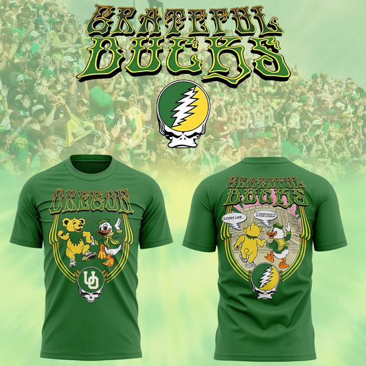 Special Edition Grateful Oregon Ducks Football Limited Edition T-shirt