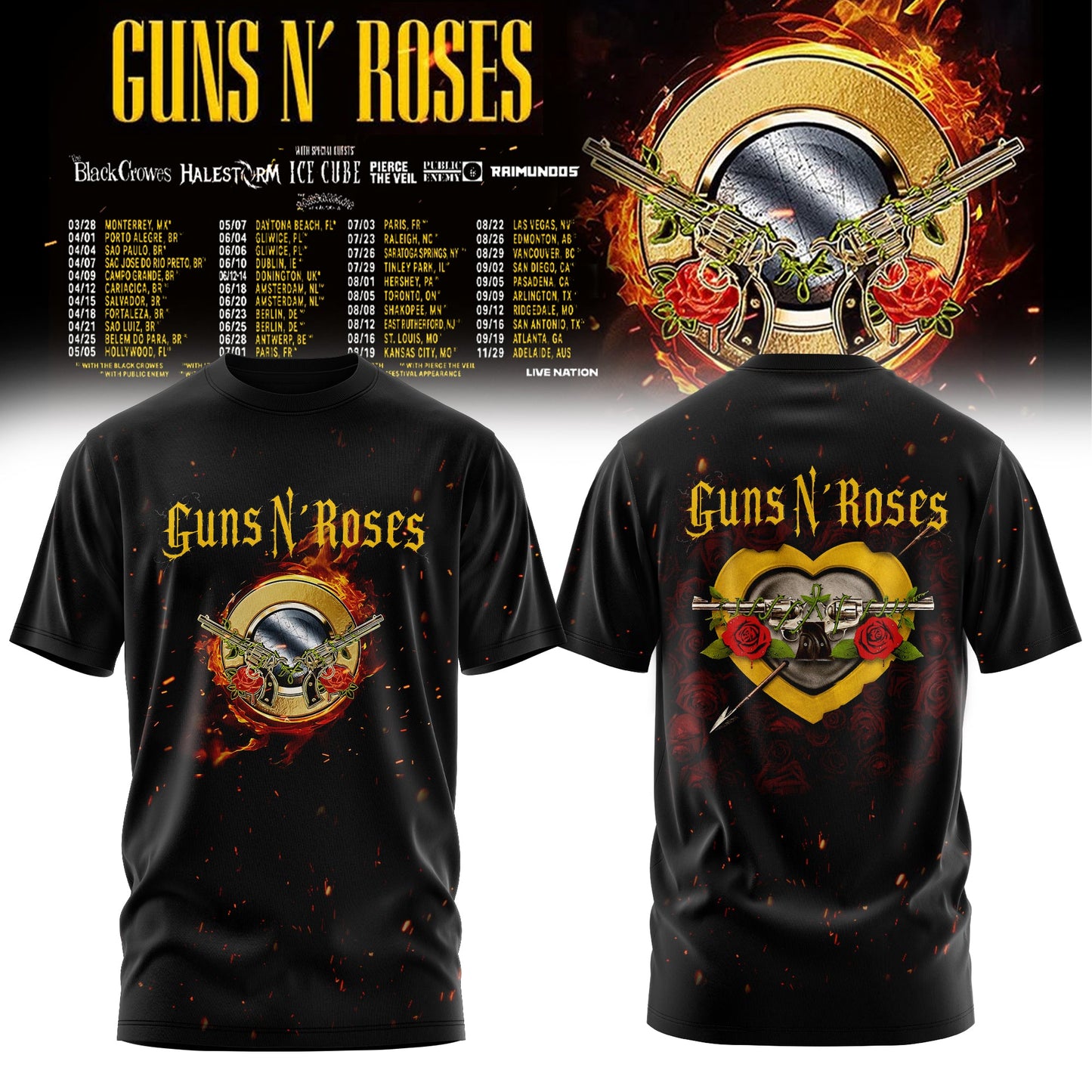 2026 TOUR T-SHIRT IS HERE - LIMITED EDITION | GD80