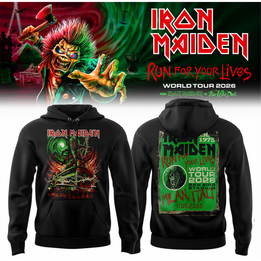 Limited Edition Run For Your Lives 2026 At San Siro Stadium Milan Hoodie | SW12