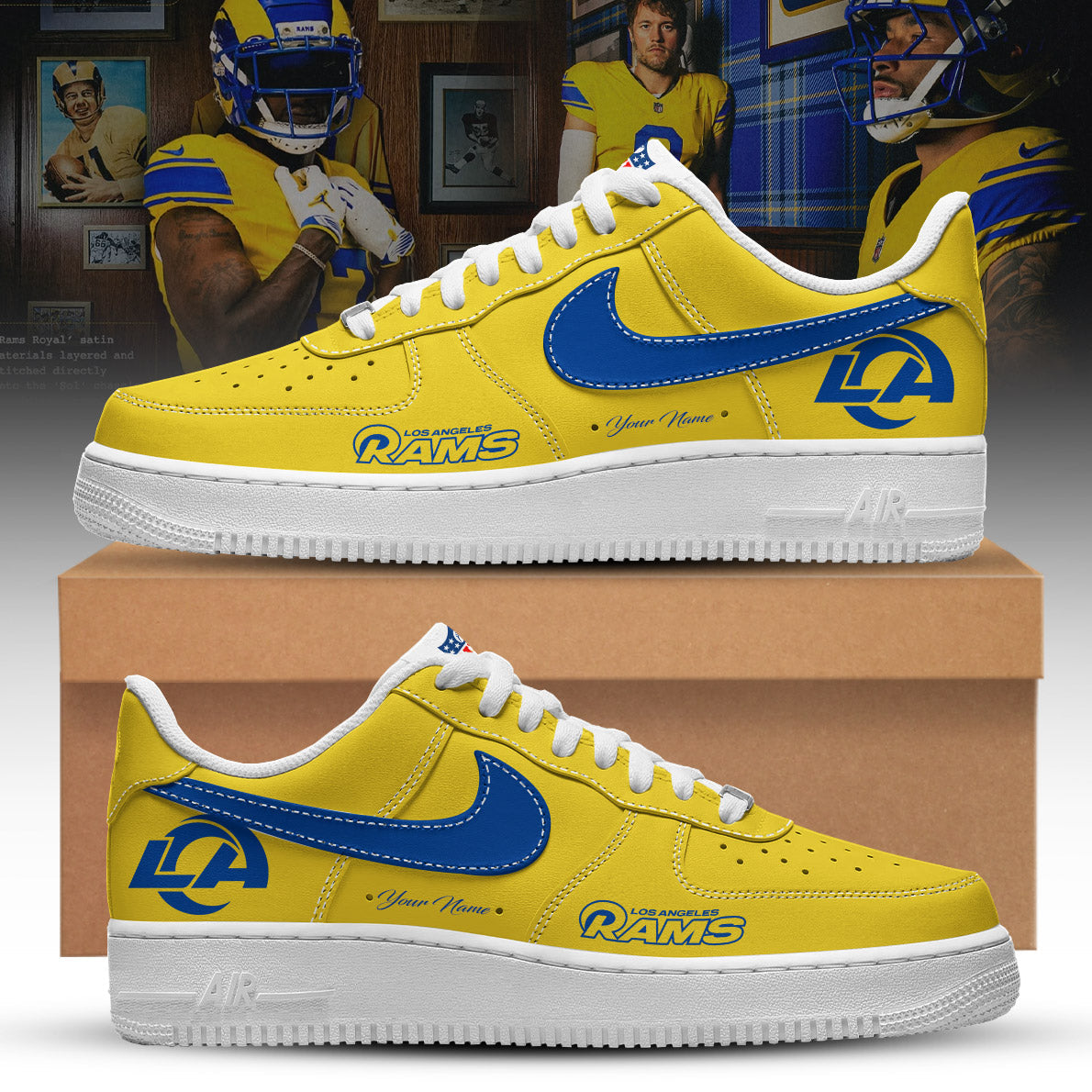 LAR Rams Classic Sol Sneakers | EO91