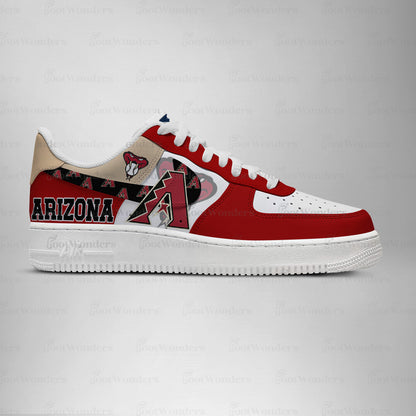Arizona Diamondbacks MLB AF1 Low Top Shoes | GJ13