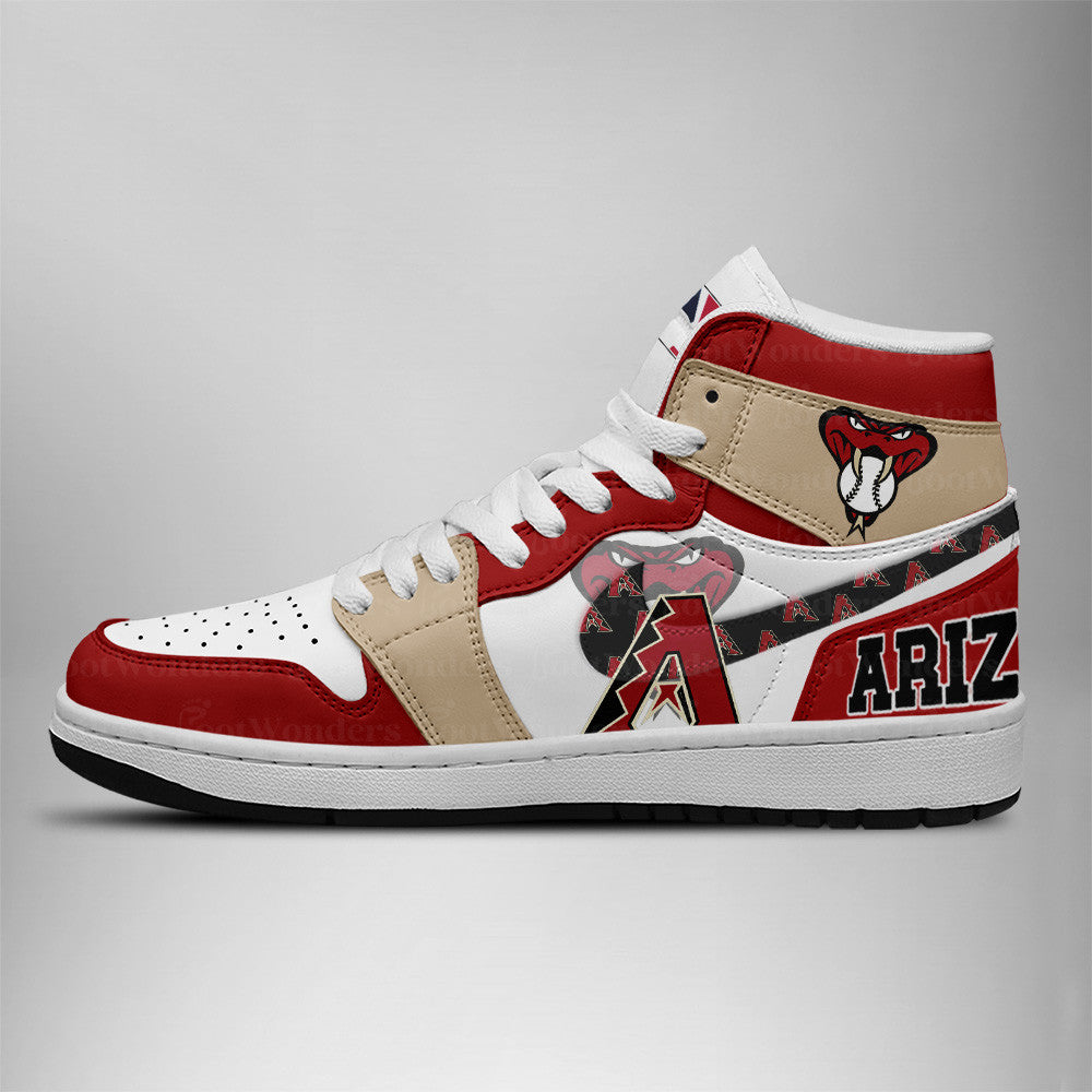Arizona Diamondbacks MLB AJ1 High Top Shoes | LI90