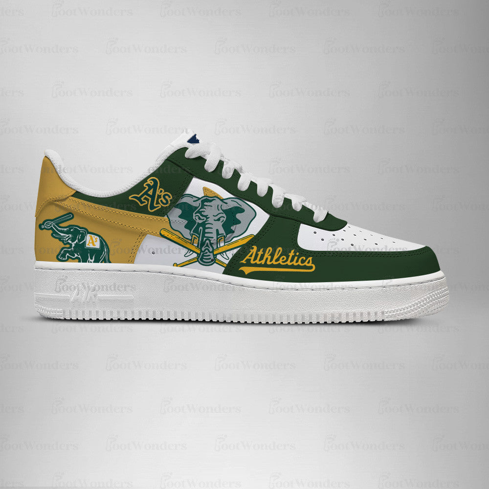 Oakland Athletics MLB AF1 Low Top Shoes | ZU50