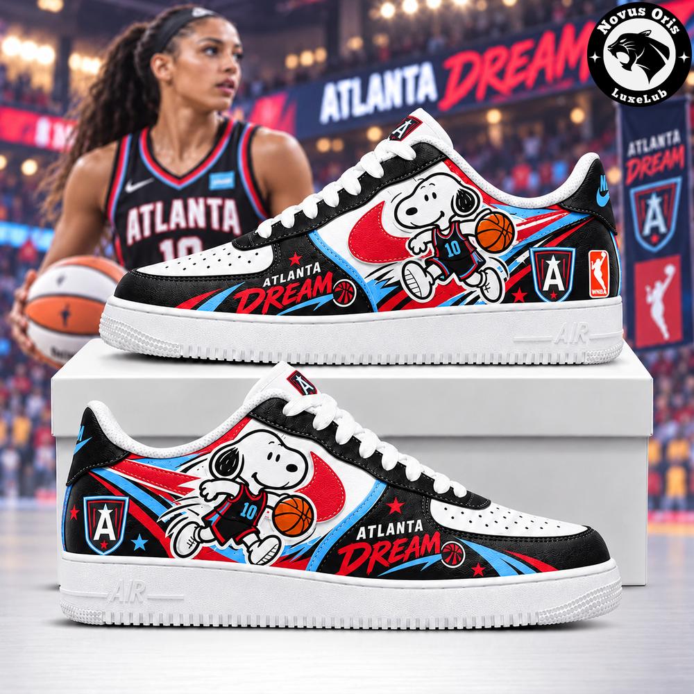 Atlanta Dream x Snoopy 2026 Red Black Custom Air Force 1