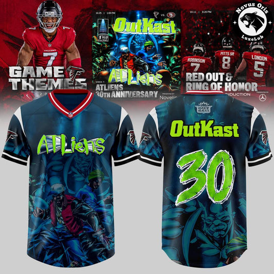 Atlanta Falcons x OutKast ATLiens 30th Anniversary 2026 Football Jersey