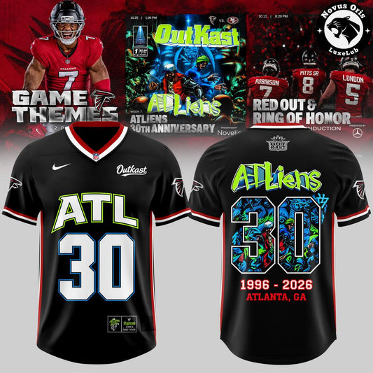 Atlanta Falcons x OutKast ATLiens 30th Anniversary 2026 Football Jersey 2