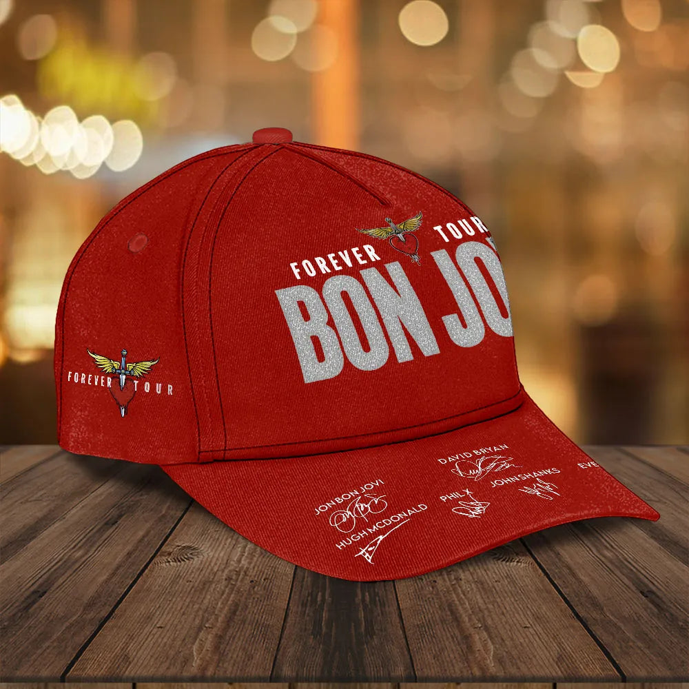 Bon Jovi Forever Tour 2026 Limited Edition T-Shirt Tour Souvenir