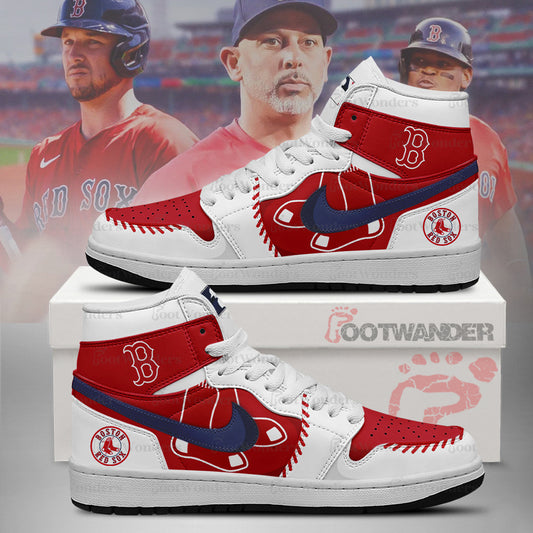 Boston Red Sox MLB AJ1 High Top Shoes | JR11