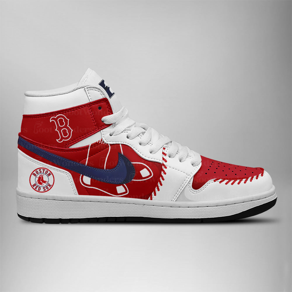 Boston Red Sox MLB AJ1 High Top Shoes | JR11