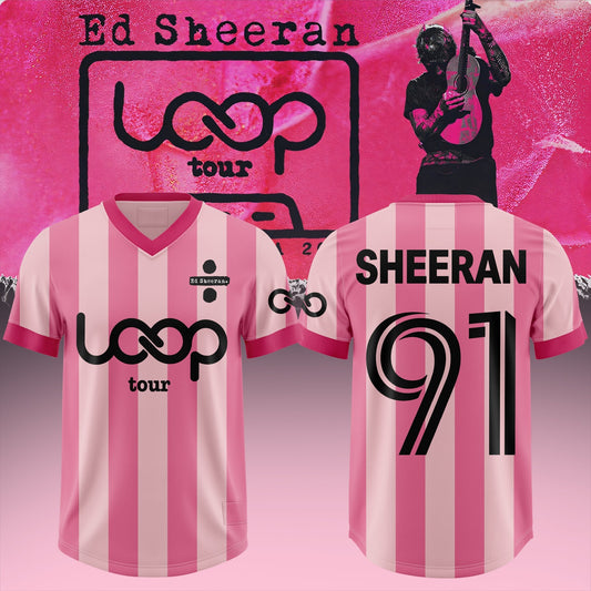 Ed Sheeran - Loop Tour NA 2026 Exclusive Football/Soccer Jersey | WI30