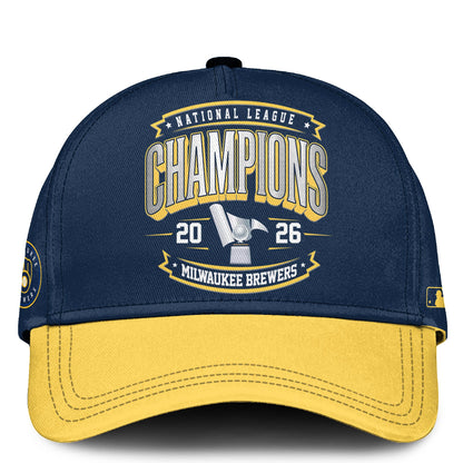 Milwaukee Brewers 2026 National League Champions ZipHoodie Limited Edition 01