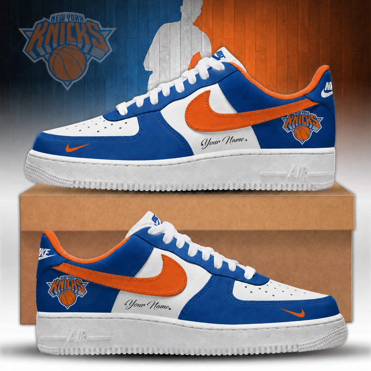 New York Knicks Shoes Aj1 Low Play offs 2026 Limited Edition + Selling Out Fast v3