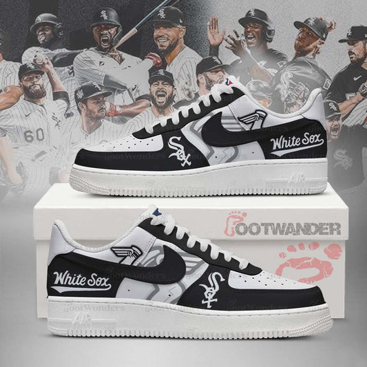 Chicago White Sox MLB AF1 Low Top Shoes | CX28