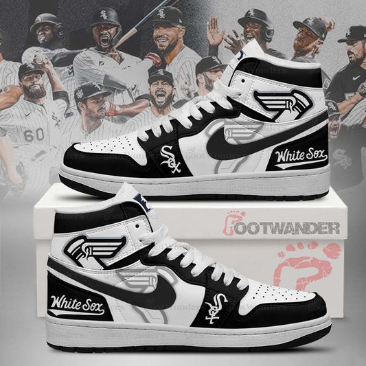 Chicago White Sox MLB AJ1 High Top Shoes | OH56